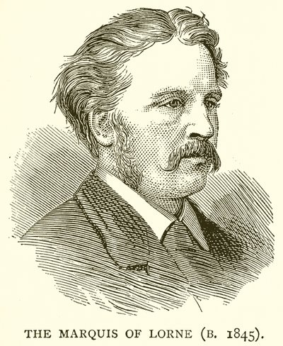 Le marquis de Lorne (né en 1845) - English School