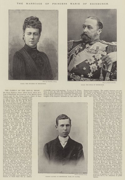 Le mariage de la princesse Marie d