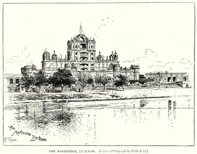 La Martinière, Lucknow (gravure) - English School