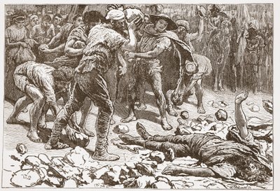 Le martyre de Constantin de Samosate, illustration de 