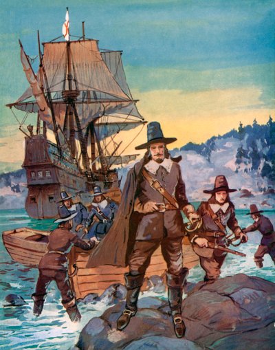 Le Mayflower et les Pères Pèlerins - English School