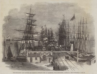 Le Quai de la Compagnie de Chemin de Fer de Melbourne et Hobson