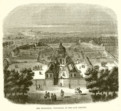 La Ménagerie, Versailles, au siècle dernier - English School