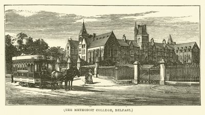 Le Collège méthodiste, Belfast (gravure) - English School