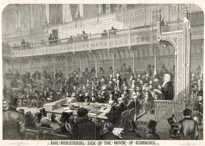 Côté ministériel de la Chambre des communes - English School