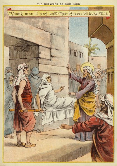 Les miracles du Christ : résurrection du fils d