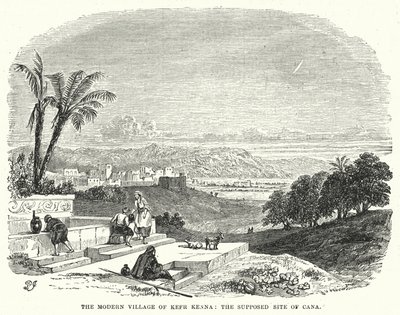 Le village moderne de Kefr Kenna, le site supposé de Cana - English School