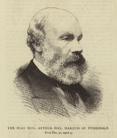 Le très honorable Arthur Hay, marquis de Tweeddale - English School