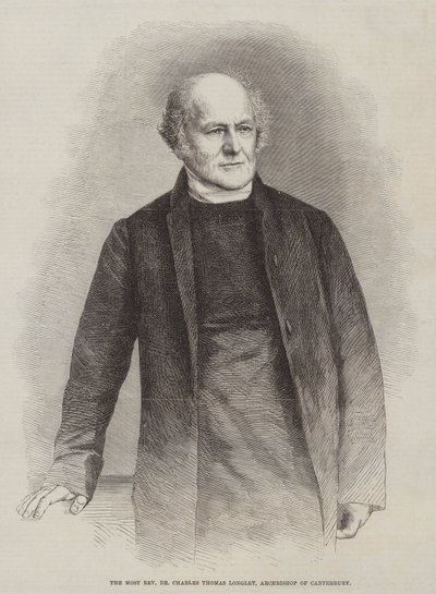 Le Très Révérend Dr Charles Thomas Longley, Archevêque de Canterbury (gravure) - English School