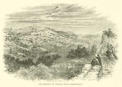 Le Mont des Oliviers depuis Jérusalem - English School