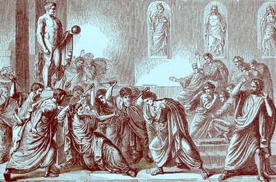 Le meurtre de Jules César, illustration de L