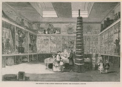 Le Musée de la Société Missionnaire de Londres, sur Bloomfield Street, publié dans l