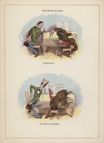 Le maître de musique - différentes façons de jouer du piano - English School