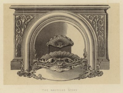 Le fourneau Nautilus (lithographie) - English School