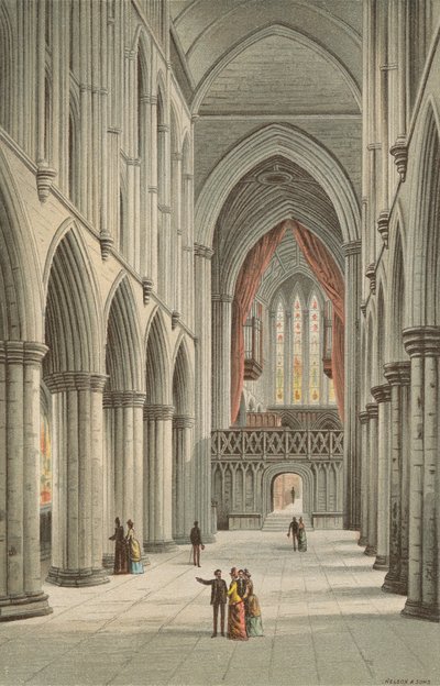 La Nef, Cathédrale de Glasgow - English School