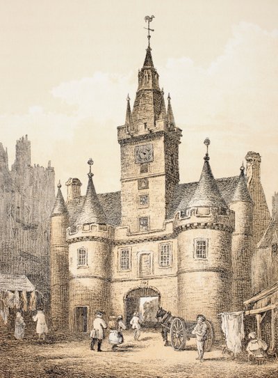 La porte de Netherbow, Édimbourg, de 