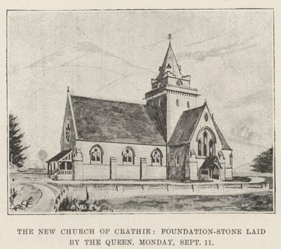 La nouvelle église de Crathie, pierre angulaire posée par la Reine, lundi - English School