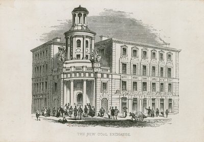 Le nouveau Coal Exchange, Thames Street - English School