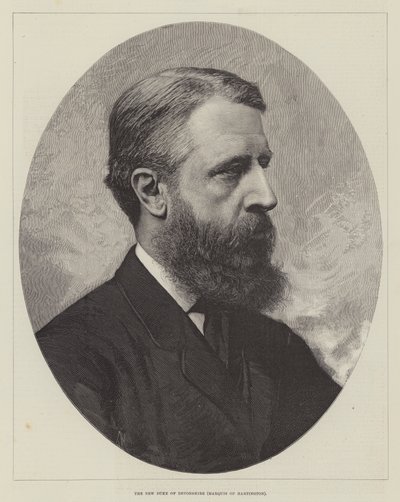 Le nouveau duc de Devonshire, marquis de Hartington (gravure) - English School