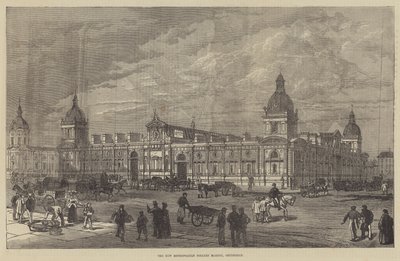Le nouveau marché de la volaille métropolitain, Smithfield (gravure) - English School