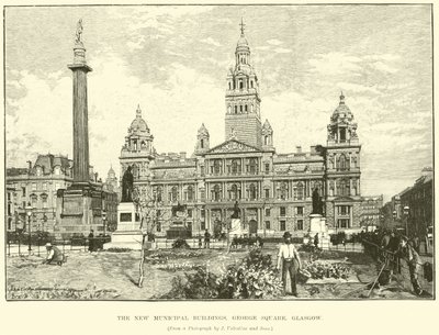 Les Nouveaux Bâtiments Municipaux, George Square, Glasgow - English School