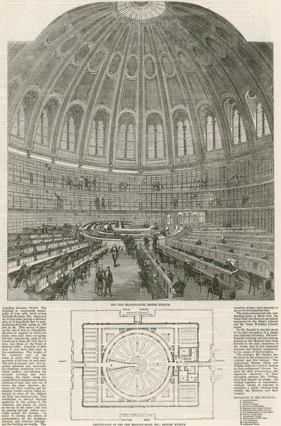La Nouvelle Salle de Lecture, British Museum - English School