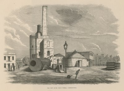 Les travaux de New River Head, Clerkenwell, Londres - English School