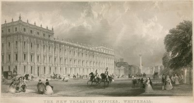 Les Nouveaux Bureaux du Trésor, Whitehall - English School