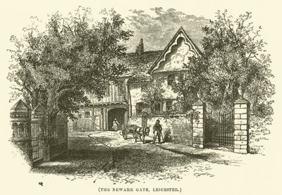 The Newark Gate, Leicester (gravure) - English School
