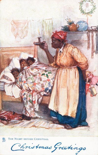 La nuit avant Noël, Carte de Noël - English School