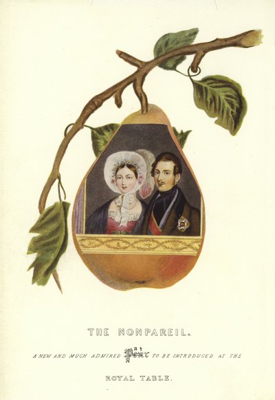 Le Nonpareil avec des portraits de la reine Victoria et du prince Albert - English School