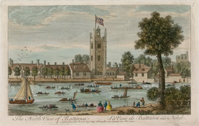 Vue du nord de Battersea - English School