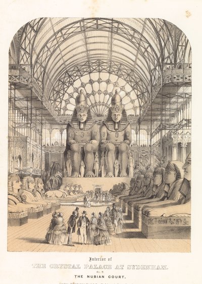 La Cour nubienne au Crystal Palace à Sydenham - English School
