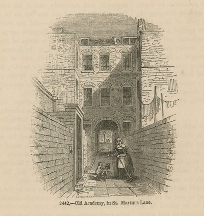 La vieille Académie à St Martins Lane - English School
