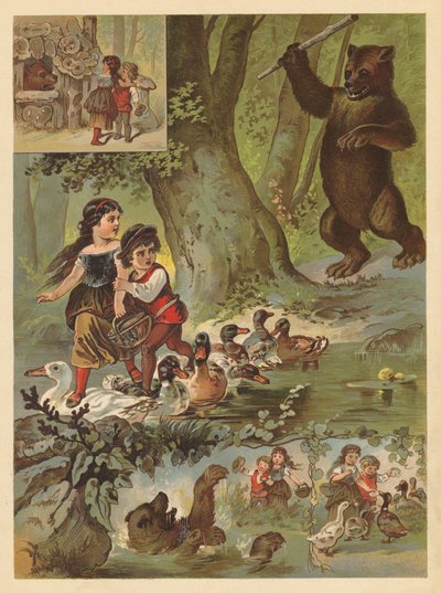 Le Vieil Ours qui vivait dans une maison de sucre - English School