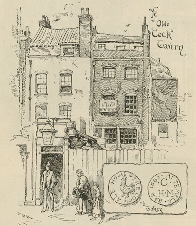 Le Old Cock Tavern, Londres - English School