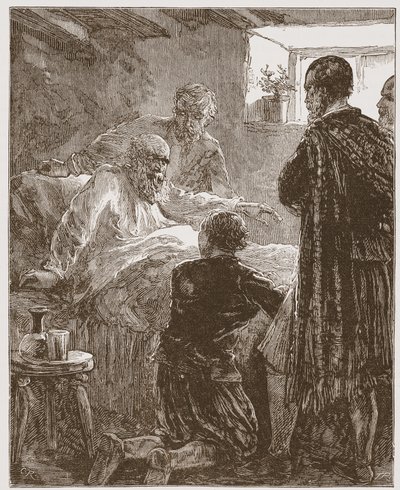Le dernier sermon des vieux Covenanters, illustration de L