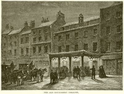 Le vieux théâtre de Haymarket - English School