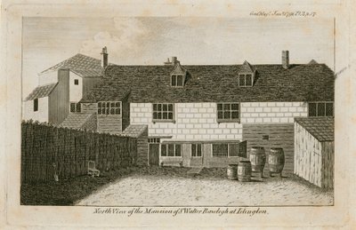 The Old Pied Bull (arrière), maison de Sir Walter Raleigh - English School