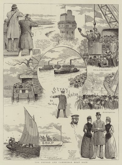 La course de bateaux Oxford et Cambridge - English School