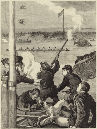 La course de bateaux Oxford et Cambridge - English School