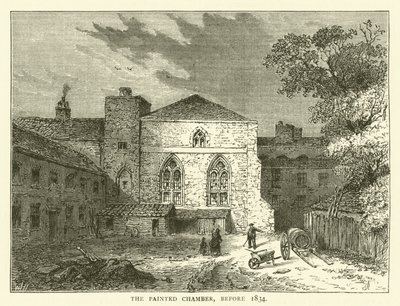 La chambre peinte, avant 1834 - English School