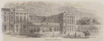 Le Palais de Compiègne (gravure) - English School