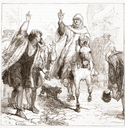 Le nonce papal Chieregato à Nuremberg, illustration de L