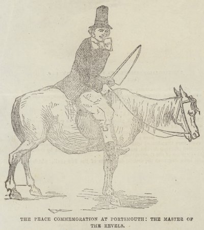 La commémoration de la paix à Portsmouth, le maître des réjouissances - English School