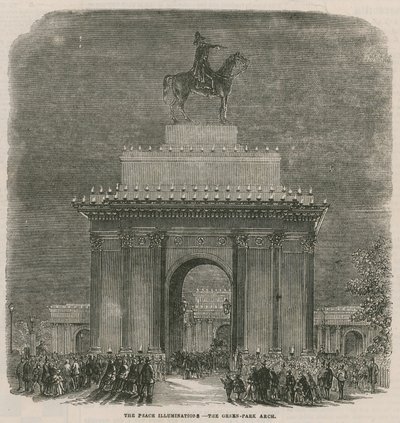 Les illuminations de la paix à l