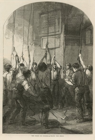 Réjouissances de la paix - sonner les cloches - English School