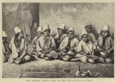 La famine en Perse, Garçons dans l