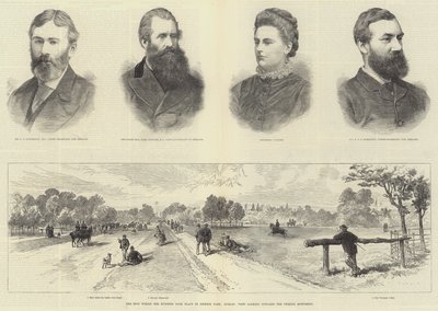 Les meurtres de Phoenix Park (gravure) - English School