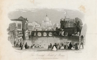 Le Modèle Pictural de Rome et les Surrey Zoological Gardens - English School